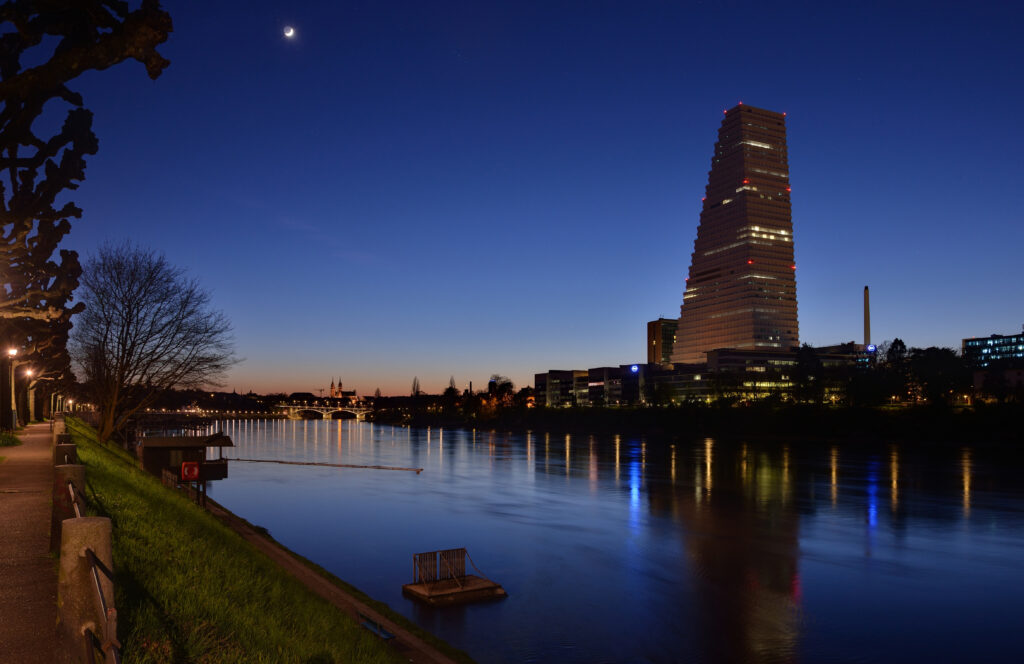 La torre Roche di Basilea, patria della farmaceutica