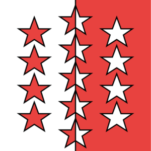 Bandiera del Cantone Vallese