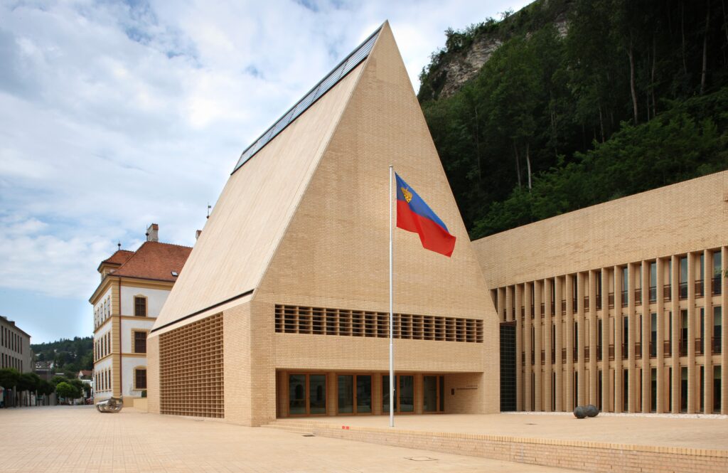 La sede del Parlamento del Liechtenstein a Vaduz