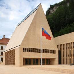 La sede del Parlamento del Liechtenstein a Vaduz