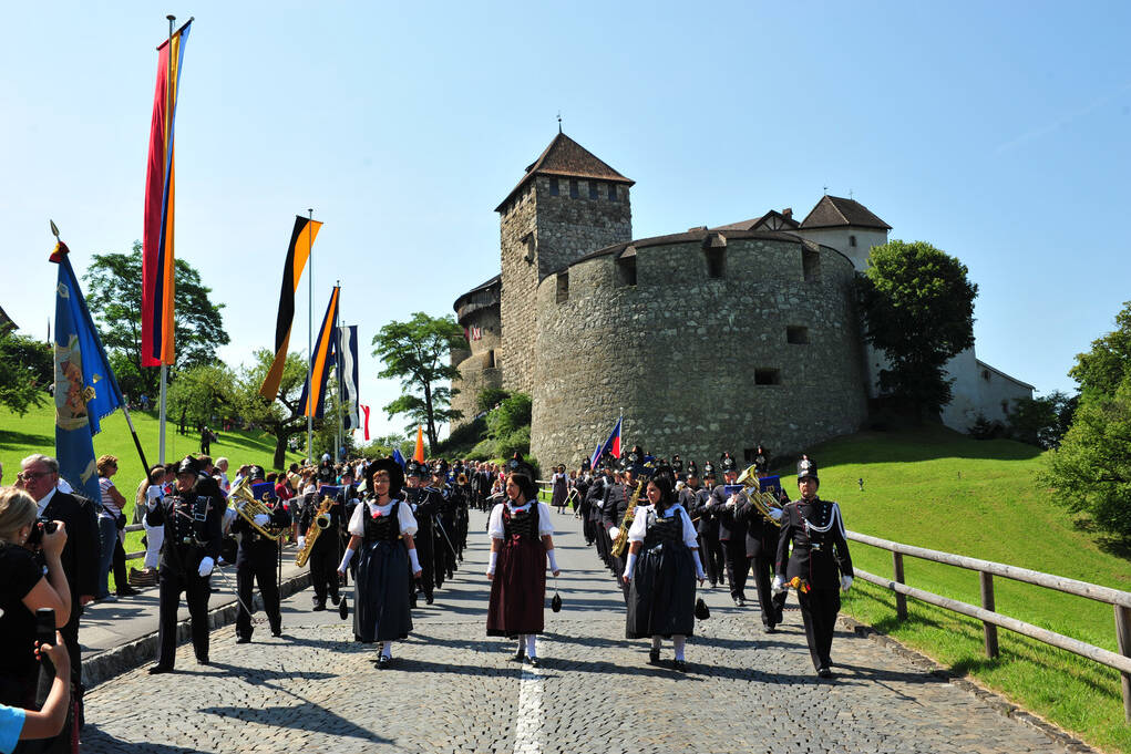 The celebration of the Liechtensteiner National Holiday