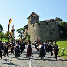 The celebration of the Liechtensteiner National Holiday