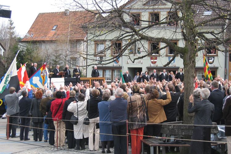 La Landsgemeinde nel Cantone Appenzello Interno