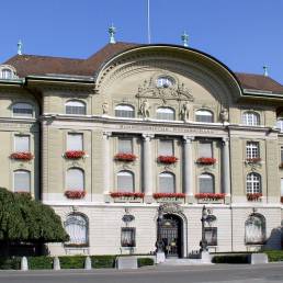 La sede della Banca Nazionale Svizzera a Berna