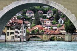 Un ponte sul fiume Aar a Berna