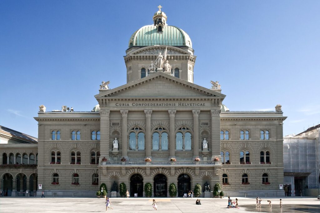 Il celeberrimo Palazzo Federale di Berna