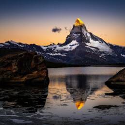 Il Cervino o Matterhorn è una montagna delle Alpi alta 4478 metri