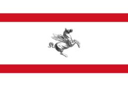 La bandiera della Regione Toscana