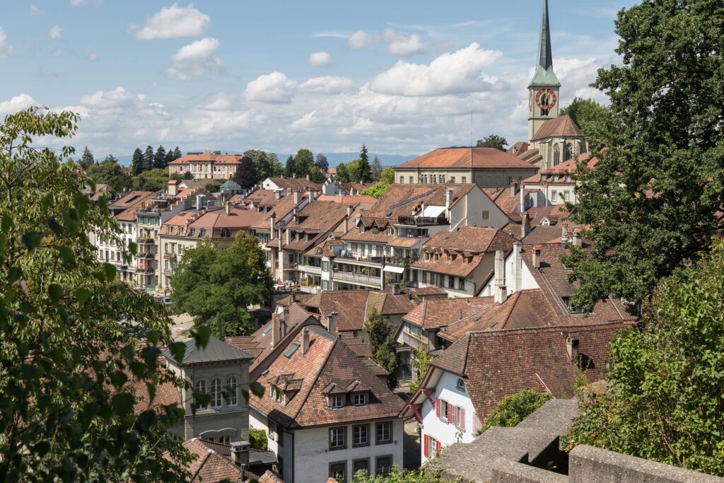 La città vecchia di Burgdorf nel Canton Berna