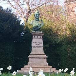 La statua celebrativa di Jonas Furrer a Winterthur