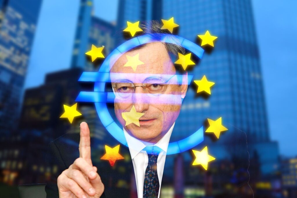 Mario Draghi ai tempi della Banca Centrale Europea
