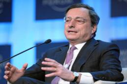 Mario Draghi al World Economic Forum di Davos