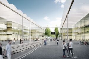 Rendering del campus dello Switzerland Innovation Park Zurich