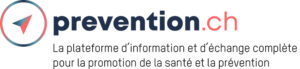 Il logotipo di prevention.ch con didascalia in francese