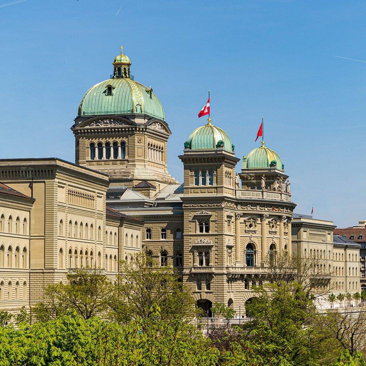 Il celeberrimo Palazzo Federale di Berna