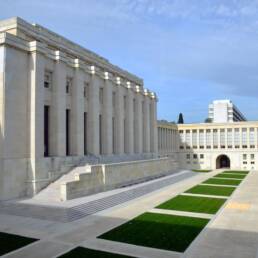 Il celebre Palazzo delle Nazioni Unite di Ginevra