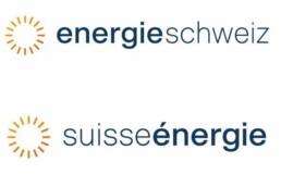 Il logotipo di energieschweiz e suisseénergie