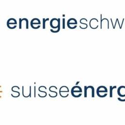 Il logotipo di energieschweiz e suisseénergie