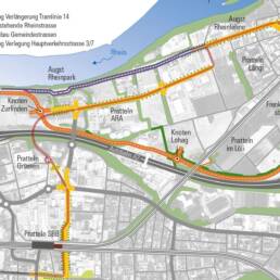 Il progetto 'Salina Raurica' della I verdi tram basilesi della BLT Baselland Transport AG