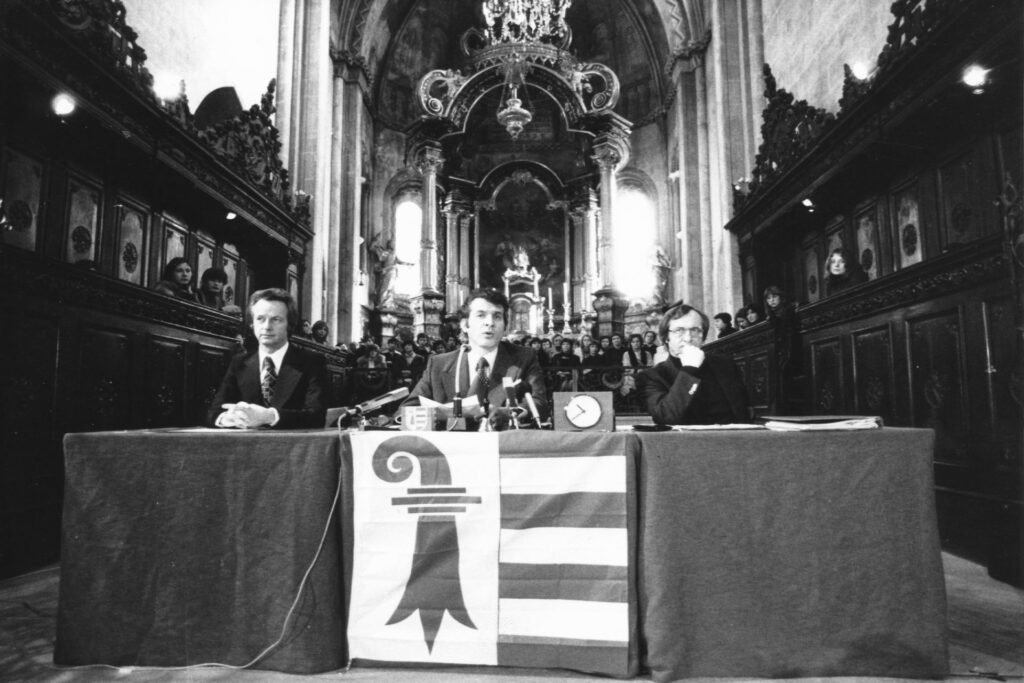 La 'Assemblea Costituente' del Canton Giura nel 1977