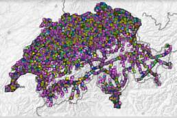 La mappa degli incidenti stradali in Svizzera nel 2020