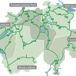 La rete autostradale svizzera