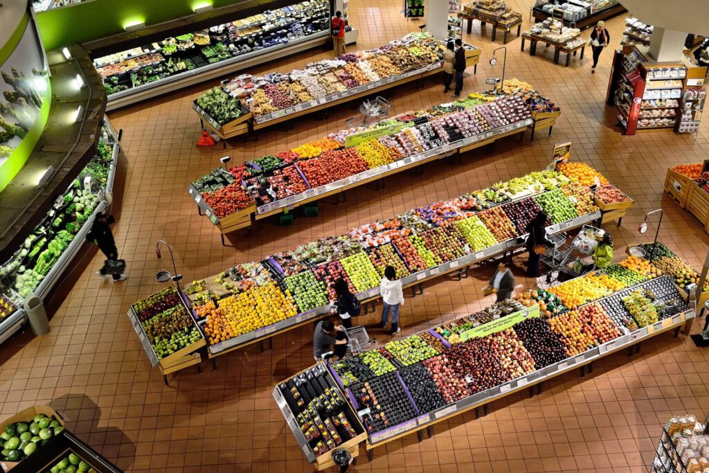 La sezione frutta e verdura di un supermercato elvetico