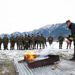 Le attività di protezione dell'esercito svizzero al World Economic Forum di Davos (Grigioni) (Foto (VBS-DDPS)