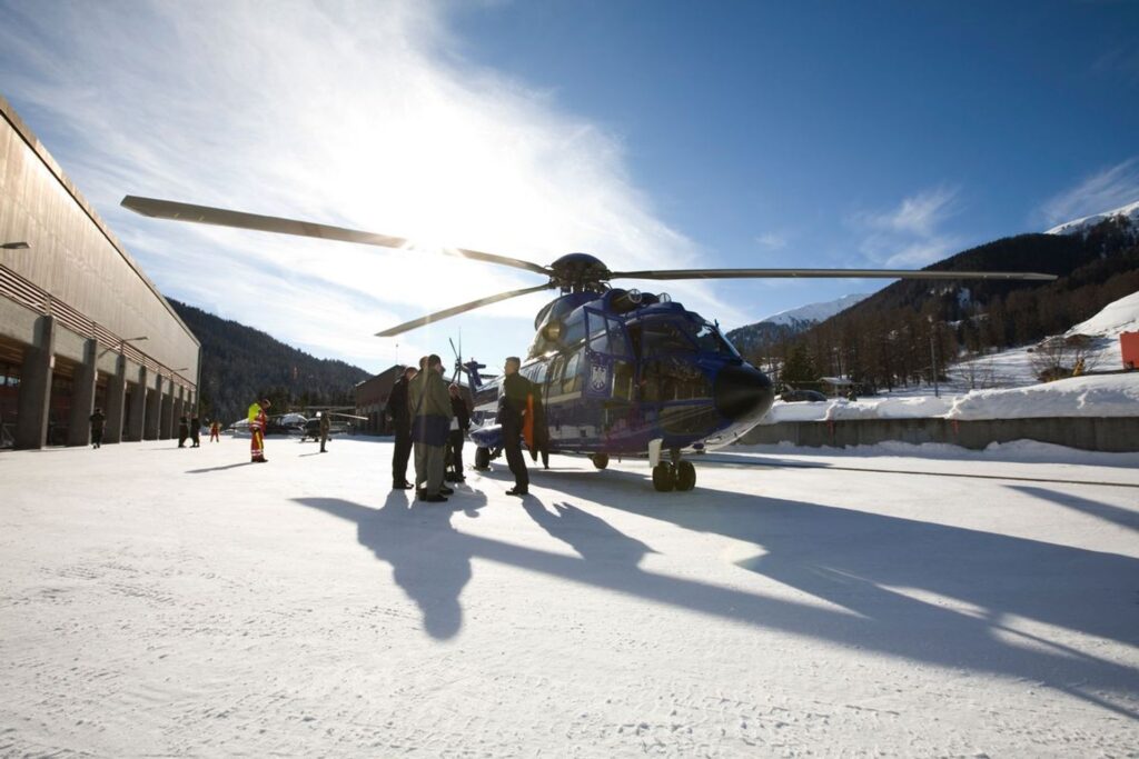 Le attività di protezione dell'esercito svizzero al World Economic Forum di Davos (Grigioni) (Foto (VBS-DDPS)