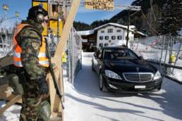 Le attività di protezione dell'esercito svizzero al World Economic Forum di Davos (Grigioni) (Foto (VBS-DDPS)