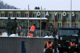 Le attività di protezione dell'esercito svizzero al World Economic Forum di Davos (Grigioni) (Foto (VBS-DDPS)