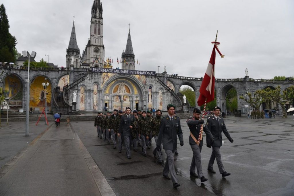 L'esercito svizzero al Pellegrinaggio militare internazionale