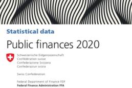 La copertina del volume “Finanze Pubbliche 2020” della Svizzera