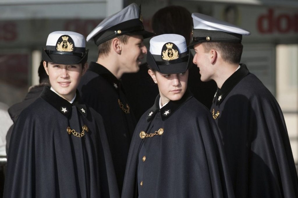 Cadetti della Scuola Navale "Francesco Morosini" di Venezia