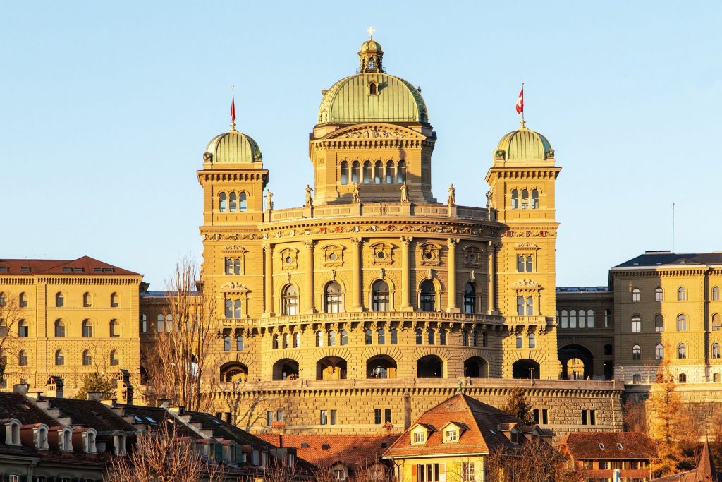 Il celeberrimo Palazzo Federale di Berna