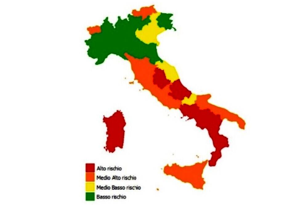 I diversi gradi di rischio economico a causa della pandemia secondo un'indagine dell'ISTAT