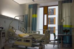 La camera di un ospedale in Svizzera