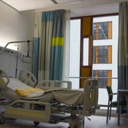 La camera di un ospedale in Svizzera