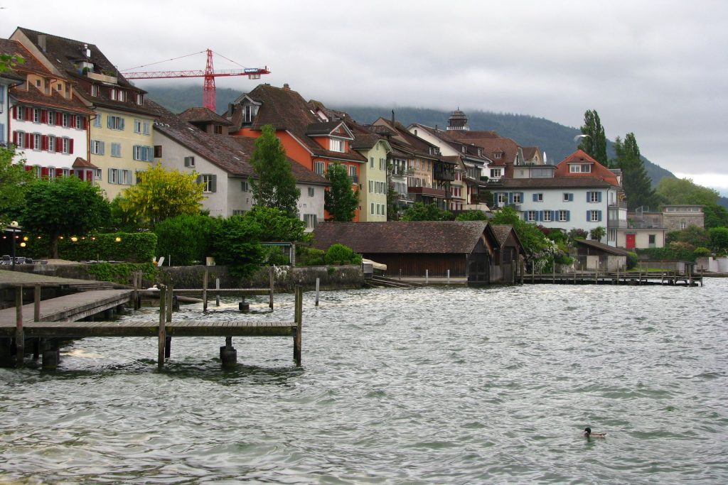 La zona bassa della città di Zugo o Unterstadt