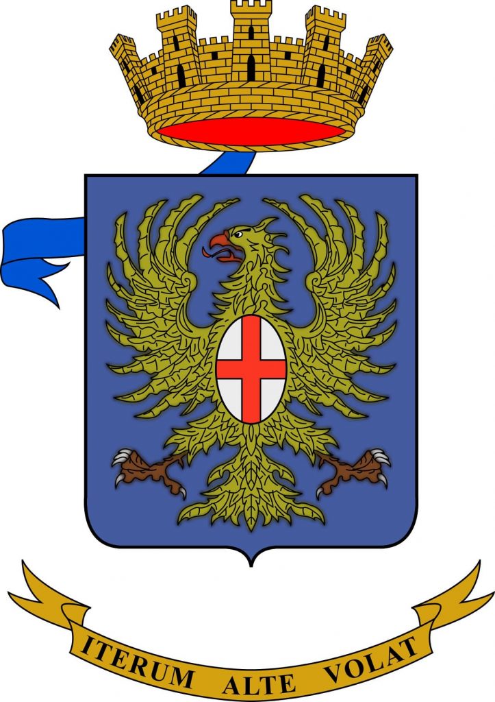 Lo stemma della Scuola Militare "Pietro Teulié" di MIlano