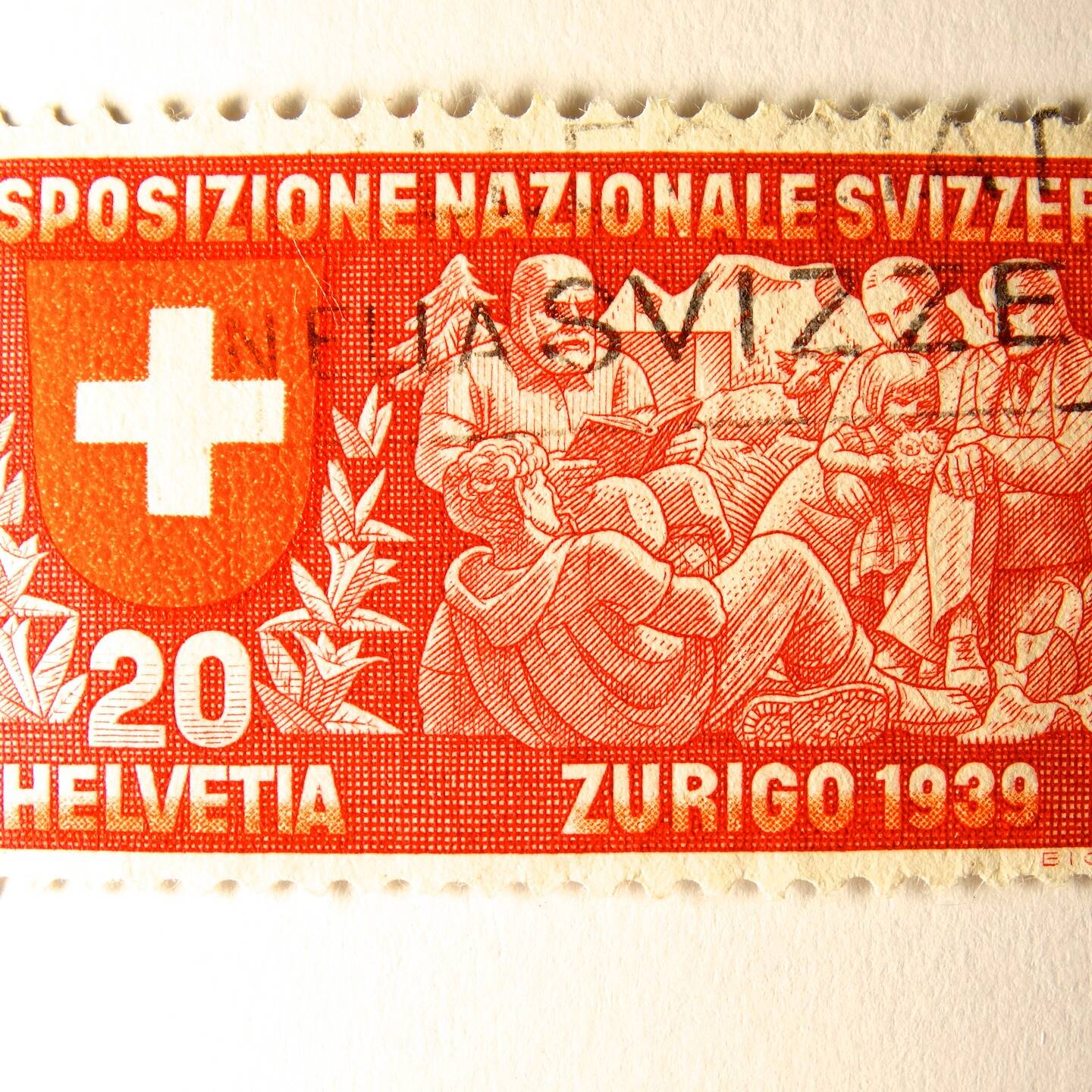 Francobollo Svizzero Zurigo