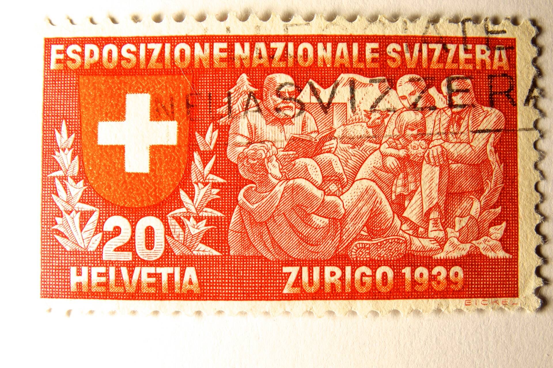 Francobollo Svizzero Zurigo