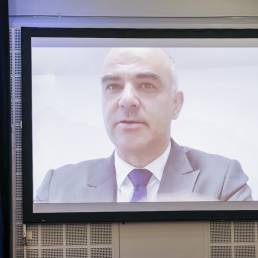 Alain Berset in Verbindung mit der Nationalen Föderalismuskonferenz 2021