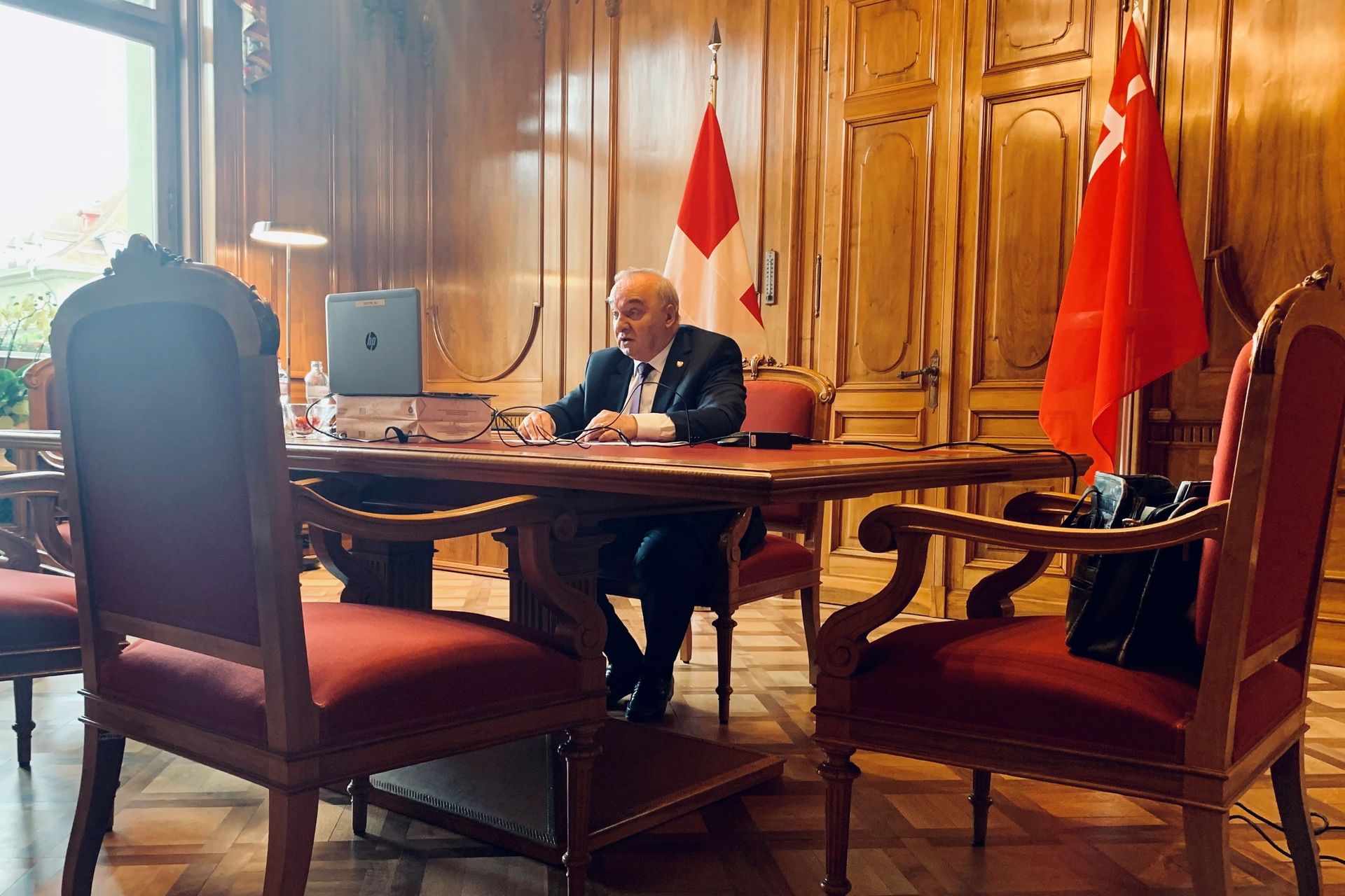 Alex Kuprecht è il presidente del Consiglio degi Stati della Svizzera