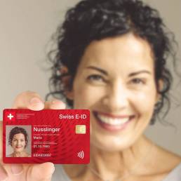 L'illustrazione di un'ipotesi di identità digitale svizzera