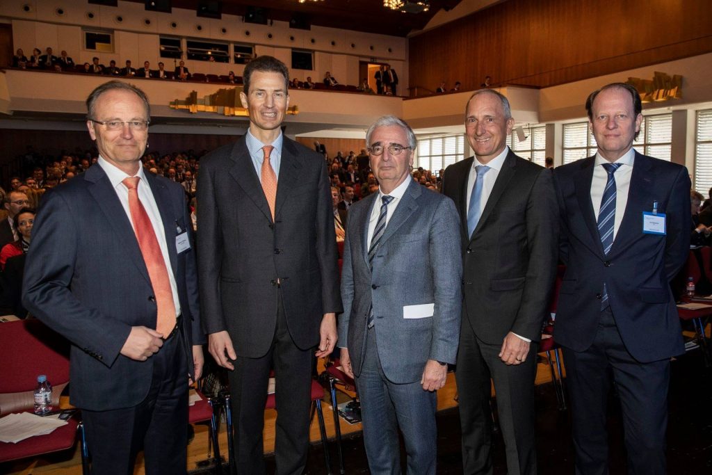 I protagonisti dell'edizione 2019 del Finance Forum Liechtenstein con il principe ereditario Alois