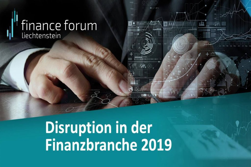 Il visual dell'edizione 2019 del Finance Forum Liechtenstein