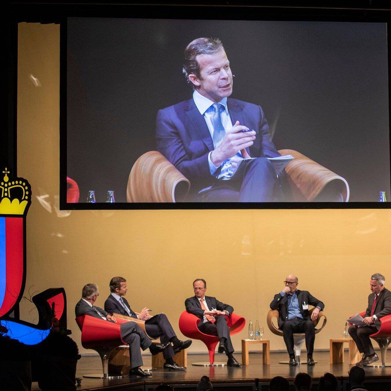 La conferenza dell'edizione 2019 del Finance Forum Liechtenstein