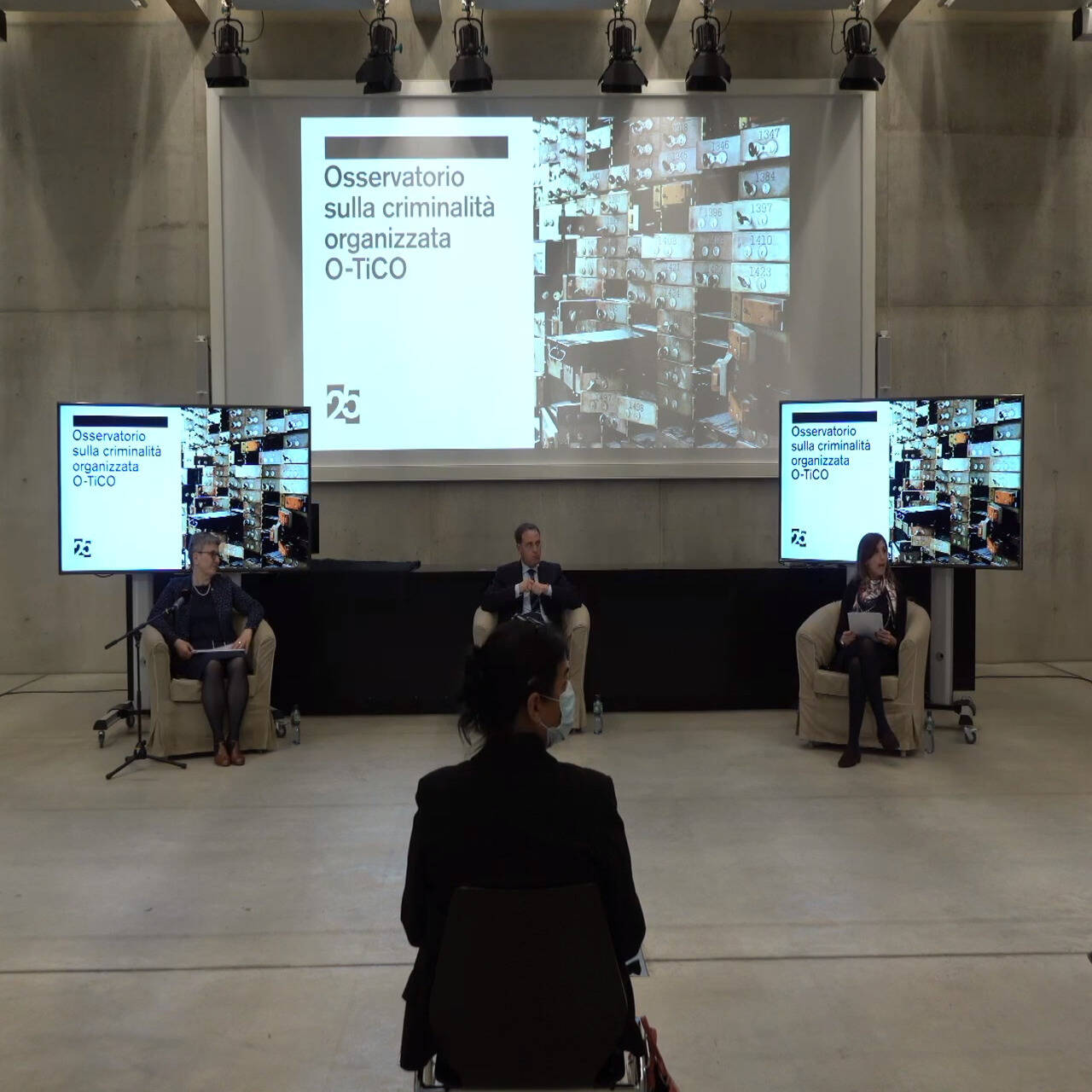 La conferenza stampa di presentazione dell'Osservatorio Ticinese sulla Criminalità Organizzata (O-TiCO)