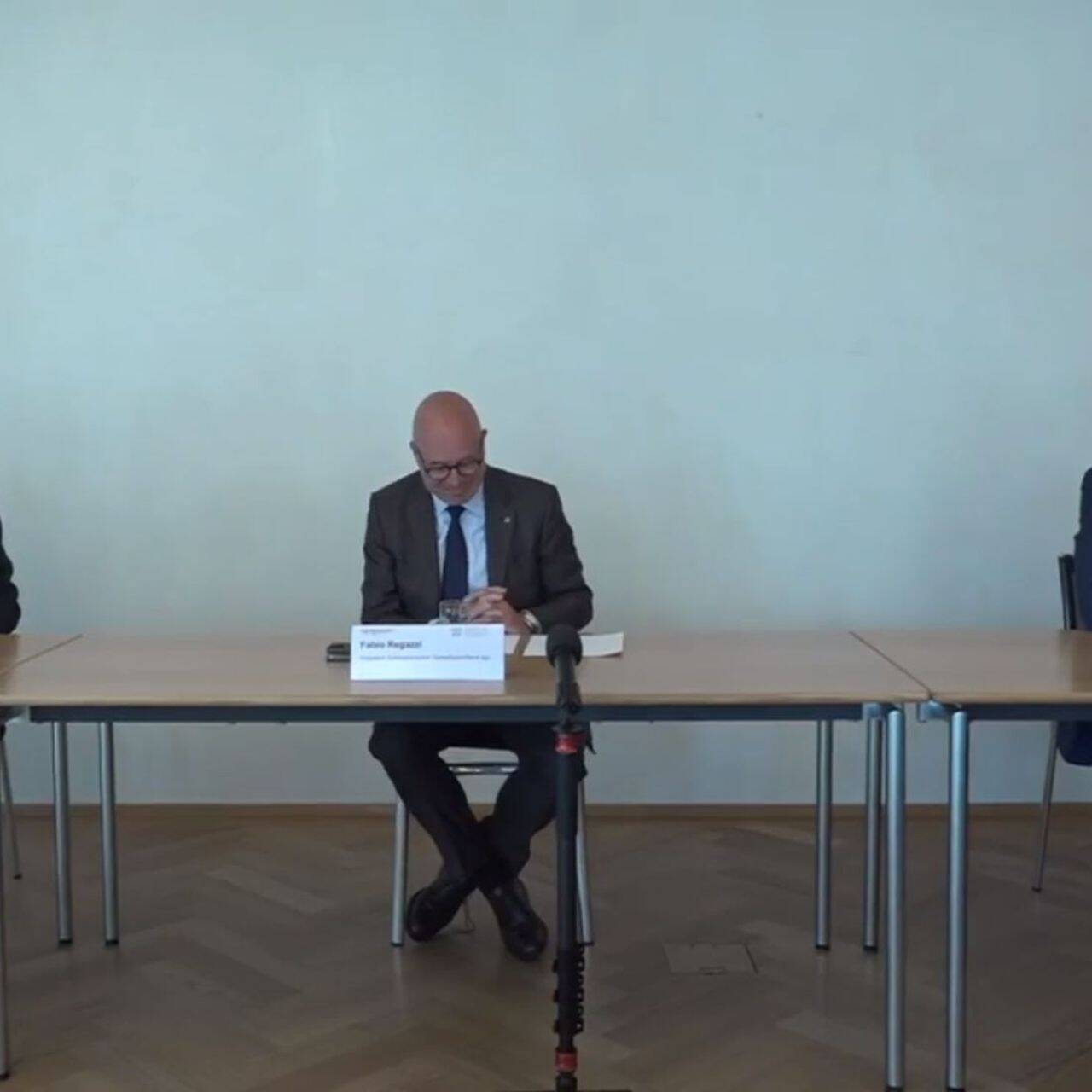 La conferenza stampa organizzata dall'Unione Svizzera Arti e Mestieri il 17 maggio 2021